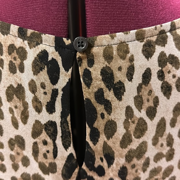 🐆Calvin Klein🐆 Leopard, long sleeve tunic - Picture 5 of 12